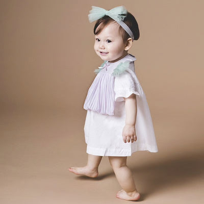 Tulle Sleeve bib (2 colors)