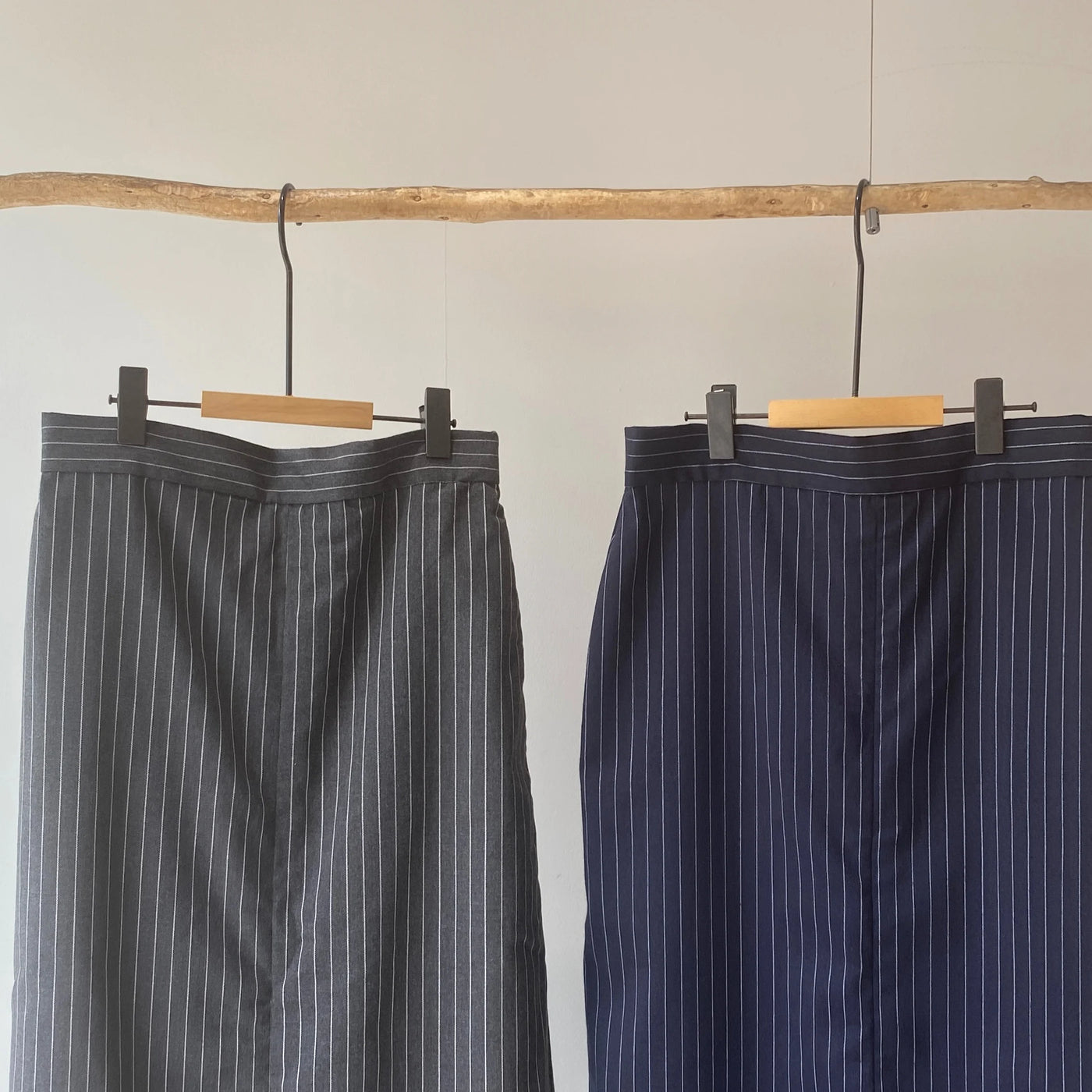 Striped straight skirt【ハモミシノオトナフク】