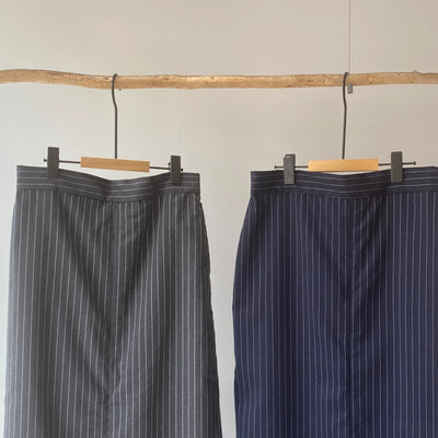 Striped straight skirt【ハモミシノオトナフク】