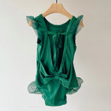 【hamomisi】ruffle swimwear(100)