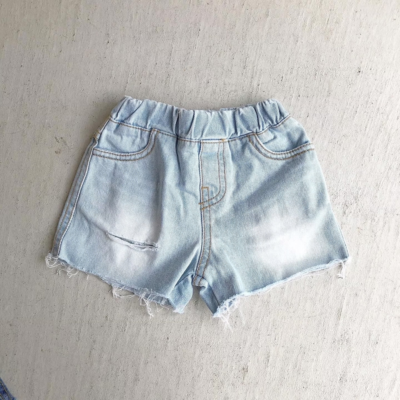 Damage Denim shorts (90~120)