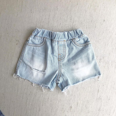 Damage Denim shorts (90~120)