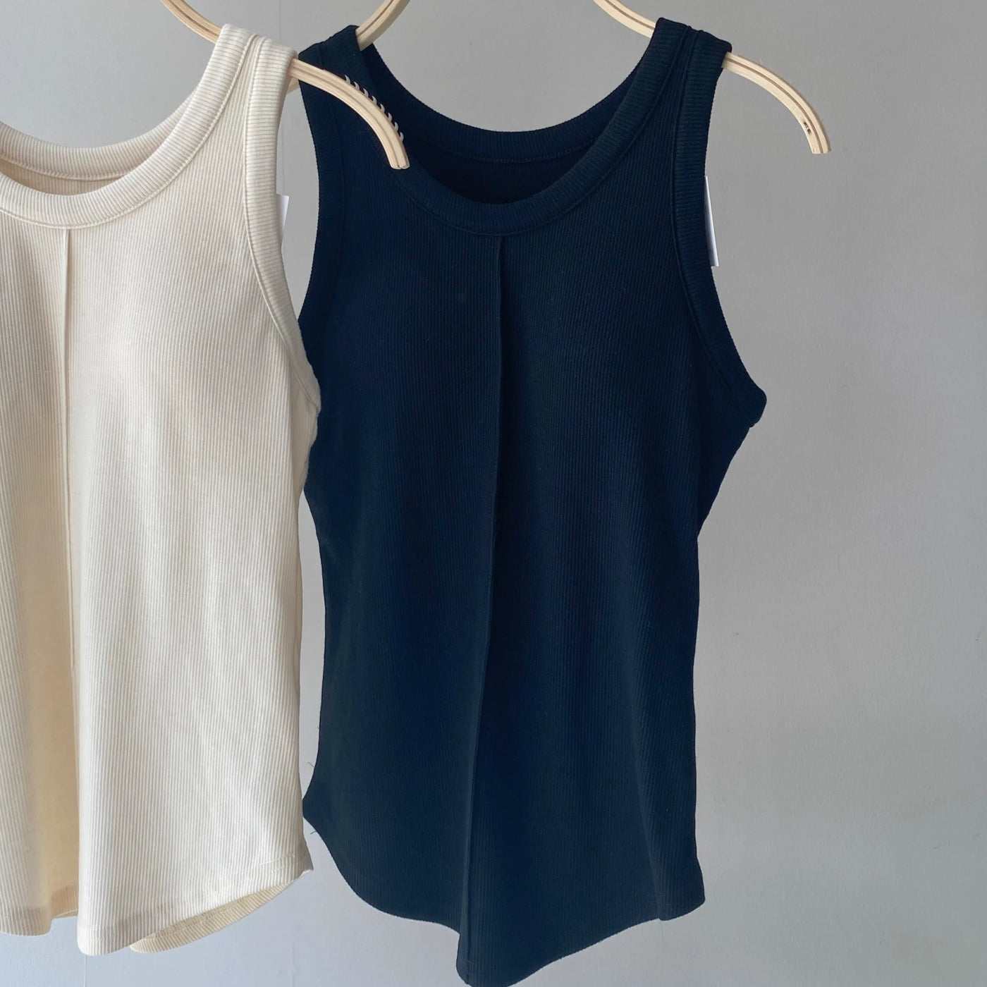 Rib Bling American suri Tank Top 【ハモミシノオトナフク】