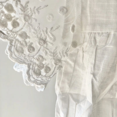 Lace frill rompers (90cm)