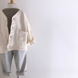 【hamomisi】Cotton cardigan(100~140)