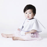 Water-repellent UV-resistant dining apron with sleeves for girls / Restaurant bib (available in 2 colors)