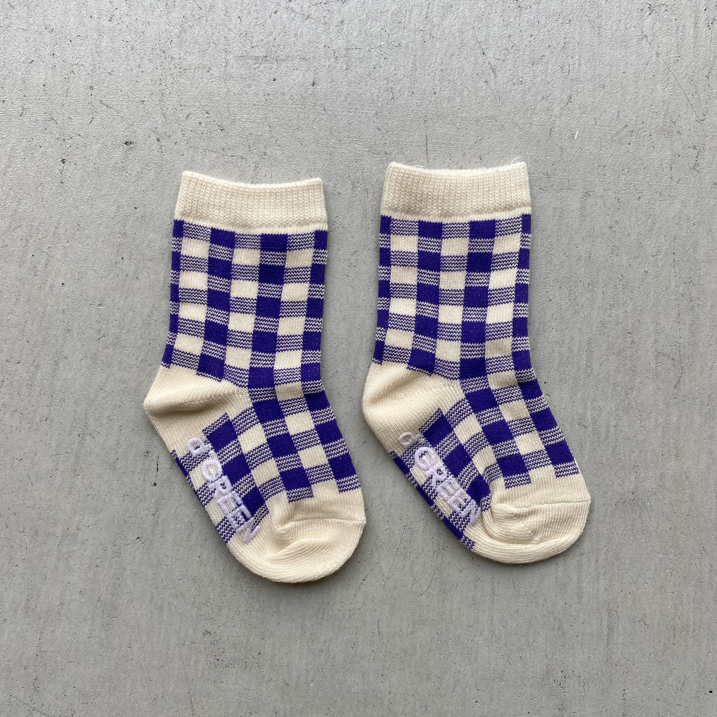 vivid check socks dig