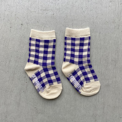 vivid check socks dig