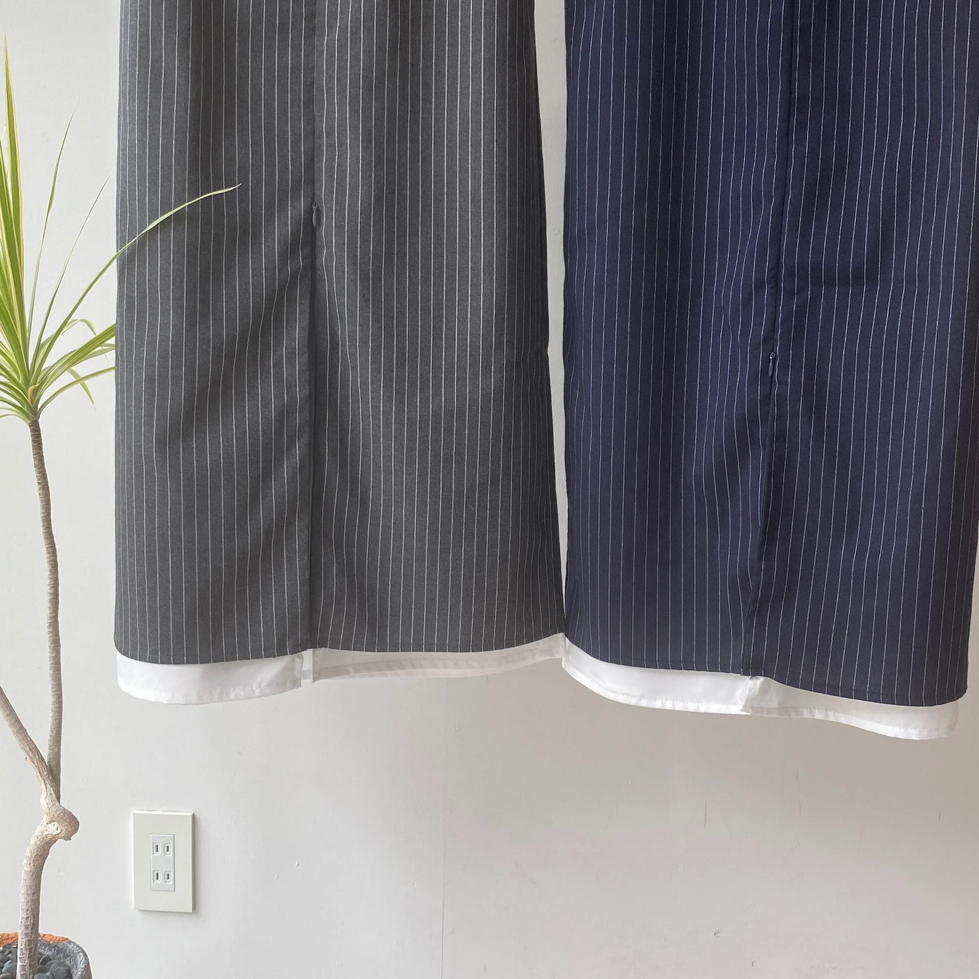 Striped straight skirt【ハモミシノオトナフク】