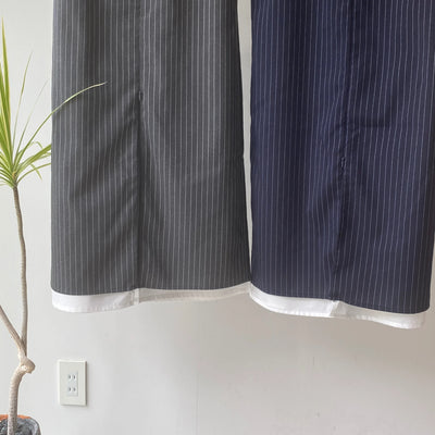Striped straight skirt【ハモミシノオトナフク】