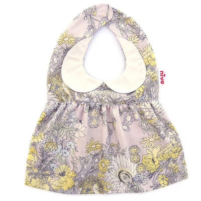 Flower Pattern Bib (2 colors)