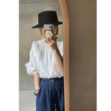 【hamomisi】Wool round hat