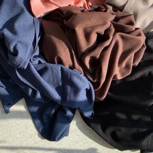 【ハモミシノオトナフク】Plain reversible stole