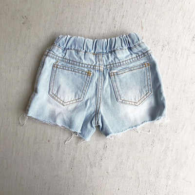 Damage Denim shorts (90~120)