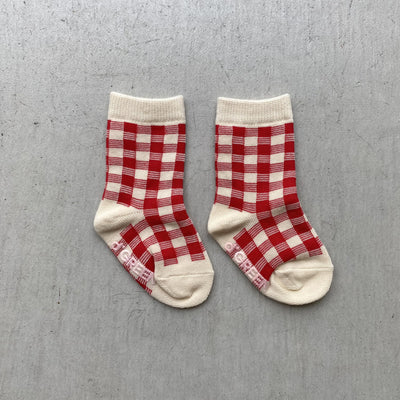vivid check socks dig