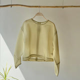 【ハモミシノオトナフク】Sheer cocoon PO