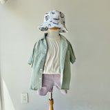 【hamomisi】Open color shirt(90~150)