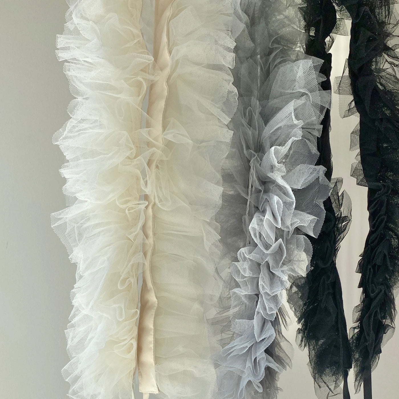 Tulle shoulder strap [Hamomishi adult clothing]