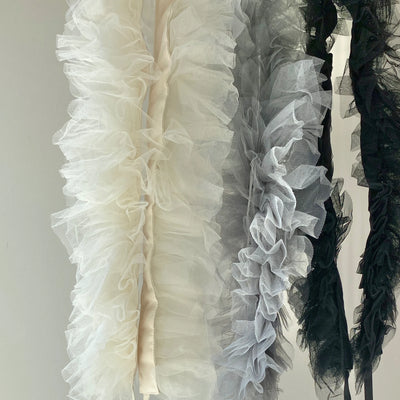 Tulle shoulder strap [Hamomishi adult clothing]