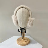 【ハモミシノオトナフク】Fur ear muffler