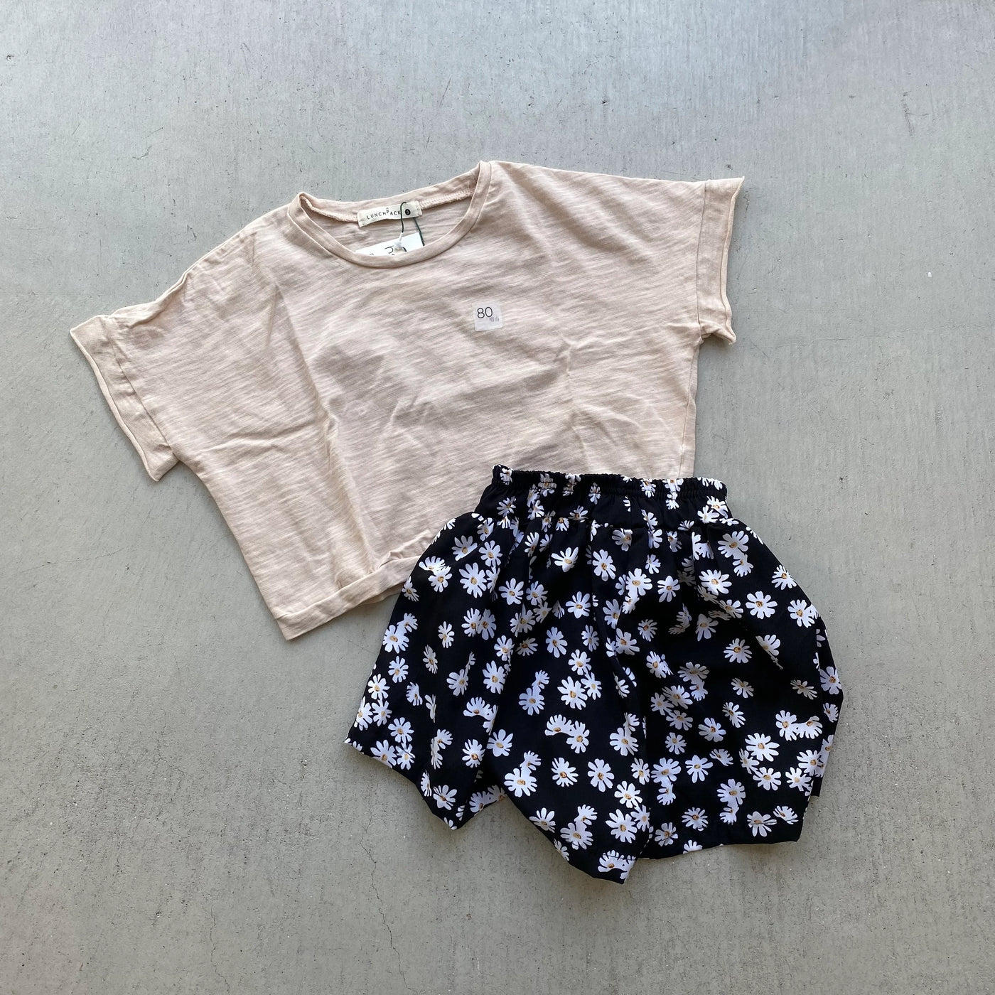 Cropped length t-shirt(80~130)