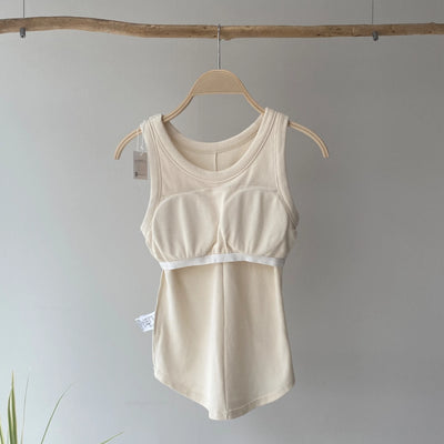 Rib Bling American suri Tank Top 【ハモミシノオトナフク】