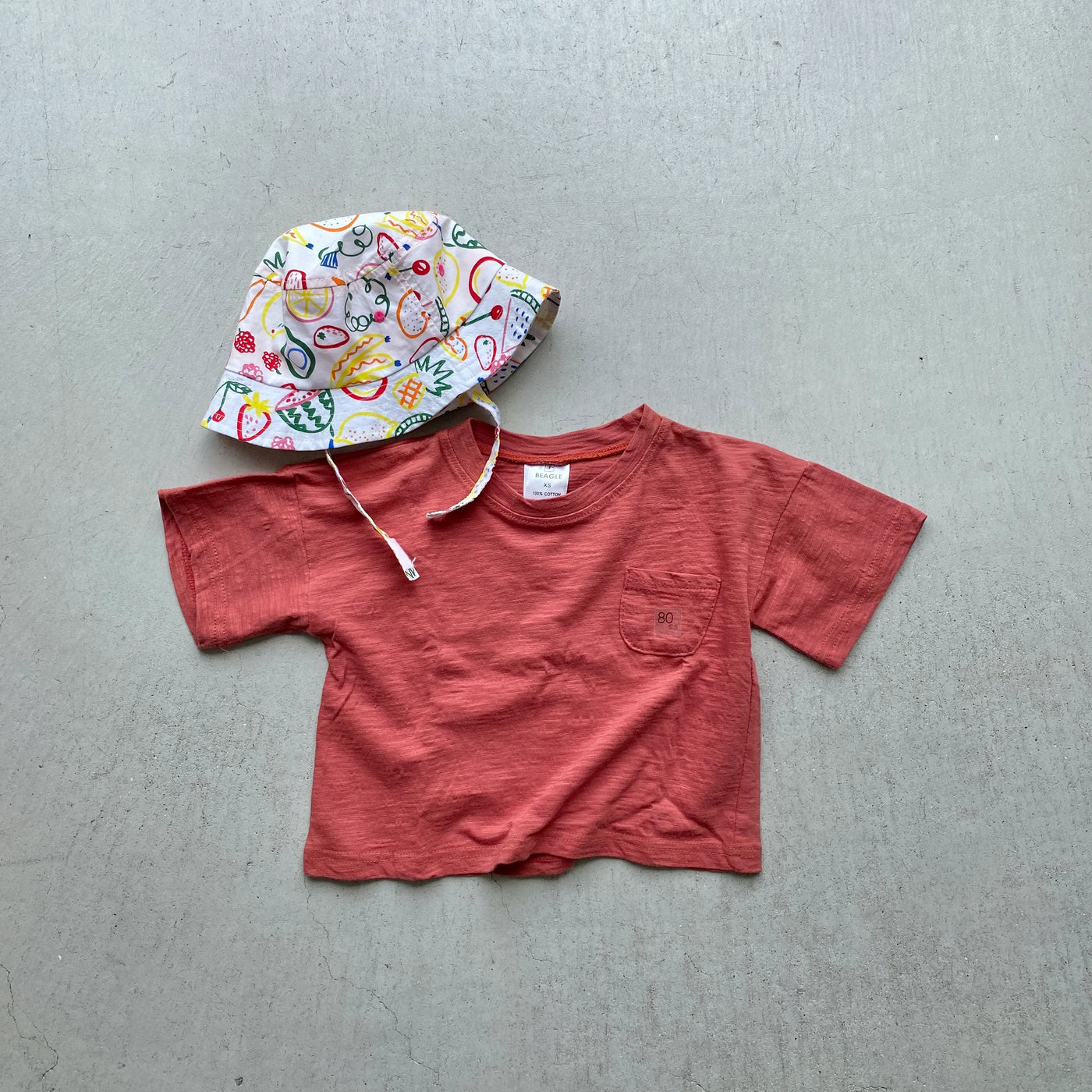 Chest pocket t-shirt(80~120)