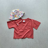 Chest pocket t-shirt(80~120) 