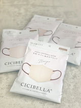 3D non-woven mask, bi-color type (individually wrapped in 10 pieces) 20 pieces