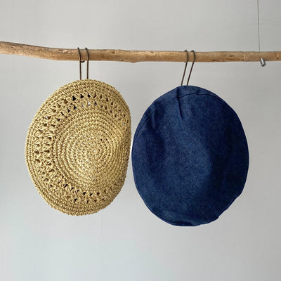 paper openwork beret