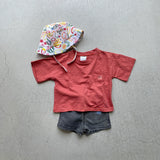 Chest pocket t-shirt(80~120) 