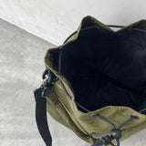 【ハモミシノオトナフク】2-way drawstring nylon bag