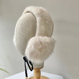 【ハモミシノオトナフク】Fur ear muffler