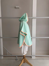 【hamomisi】hooded towel poncho(90~110)