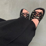 【ハモミシノオトナフク】Plain short socks