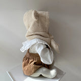 【kids】Bear hat with muffler
