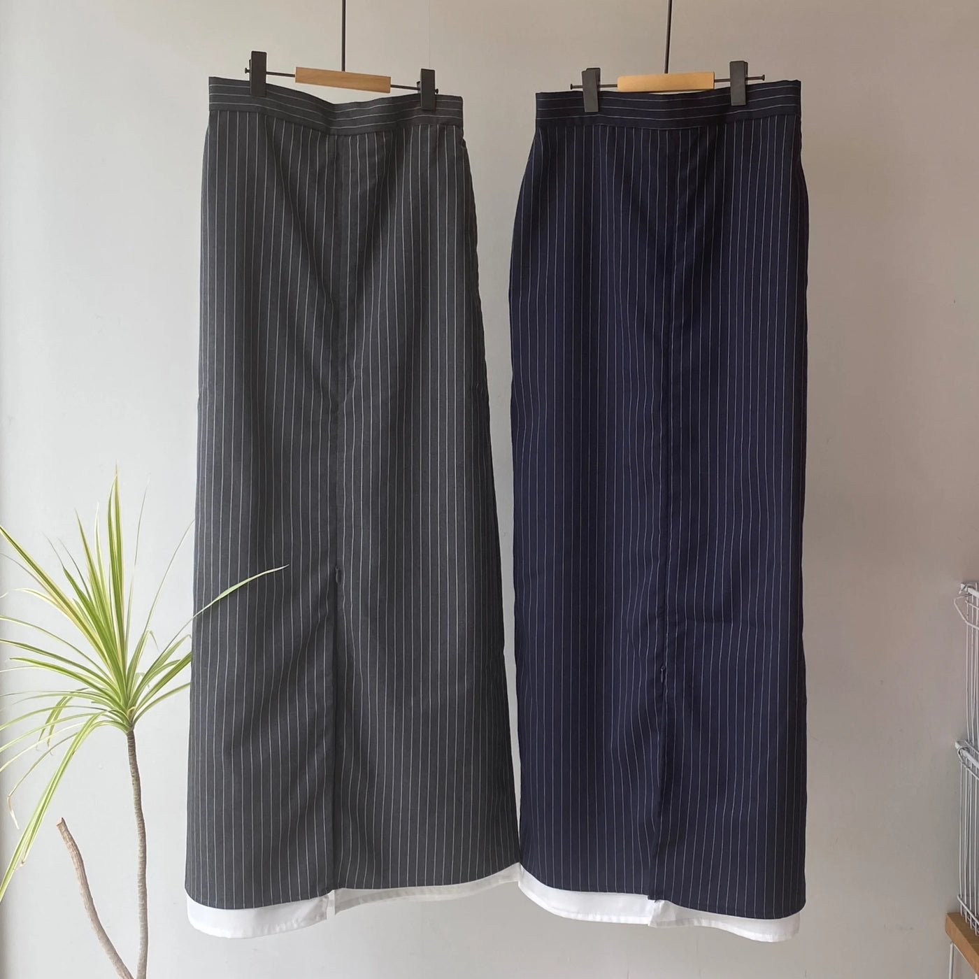 Striped straight skirt【ハモミシノオトナフク】