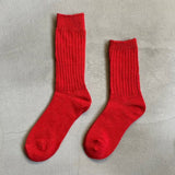 【ハモミシノオトナフク】 Silk mixed socks(Men&