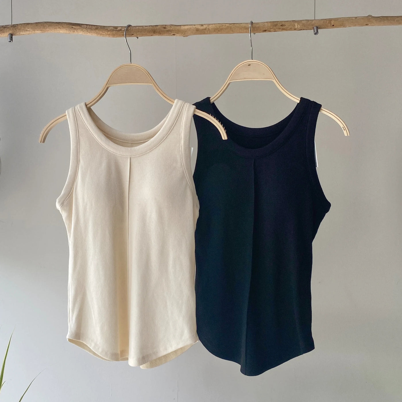 Rib Bling American suri Tank Top 【ハモミシノオトナフク】