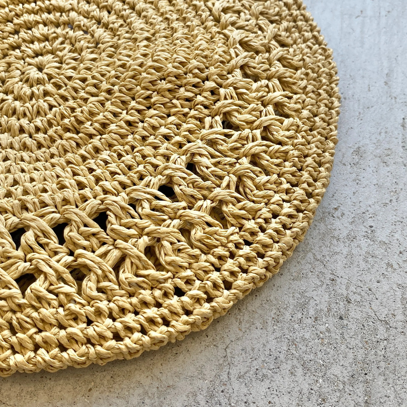 paper openwork beret