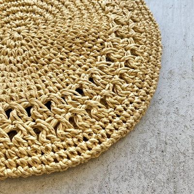 paper openwork beret