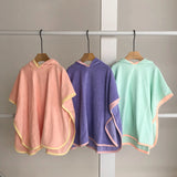 【hamomisi】hooded towel poncho(90~110)