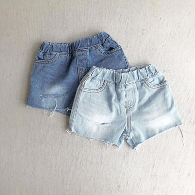 Damage Denim shorts (90~120)