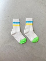 【hamomisi】Neon Line socks