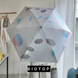 【hamomisi】晴雨兼用折りたたみ傘