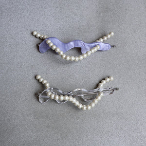 【sAn】受注予約 aokiyuri×sAn｜Hair pin Pearl　お届け予定：9月下旬