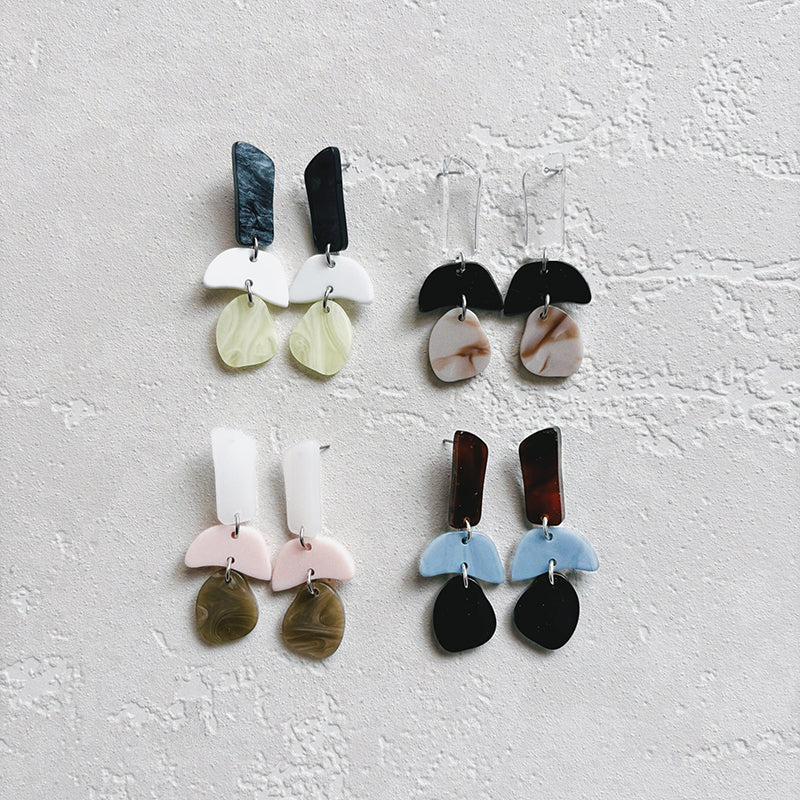 Orne pierce – アクリルアクセサリー・日本製・チタンピアス｜sAn