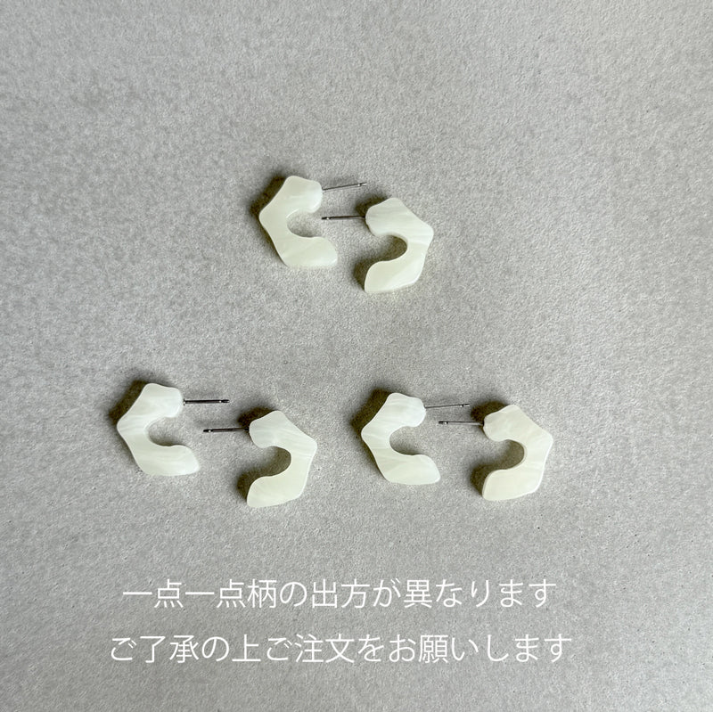 sAn】Si Pierce 日本製,Made in JAPAN,アクリルピアス,アクリル